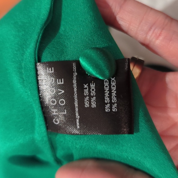 Generation Love size s Green Top - Picture 6 of 6